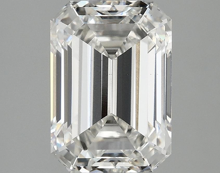 3.06 Carat Emerald Shaped Ideal Cut VS2 IGI Certified Lab Grown Diamond