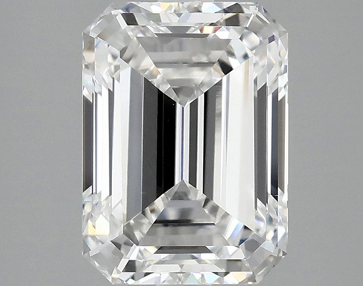 3.04 Carat Emerald Shaped Excellent Cut VVS2 IGI Certified Lab Grown Diamond