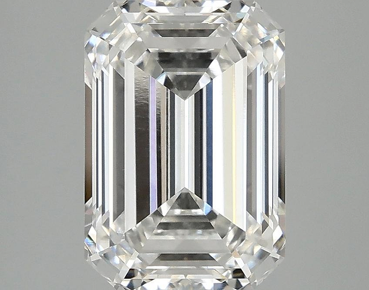 3.07 Carat Emerald Shaped Ideal Cut VVS2 IGI Certified Lab Grown Diamond