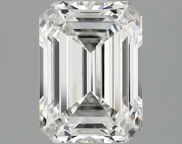 2.1 Carat Emerald Shaped Excellent Cut VVS2 IGI Certified Lab Grown Diamond