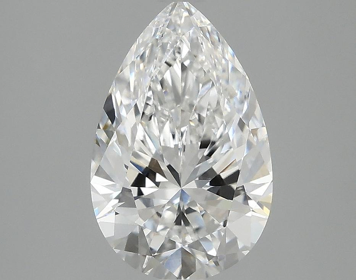 2.09 Carat Pear Shaped Ideal Cut VVS2 IGI Certified Lab Grown Diamond