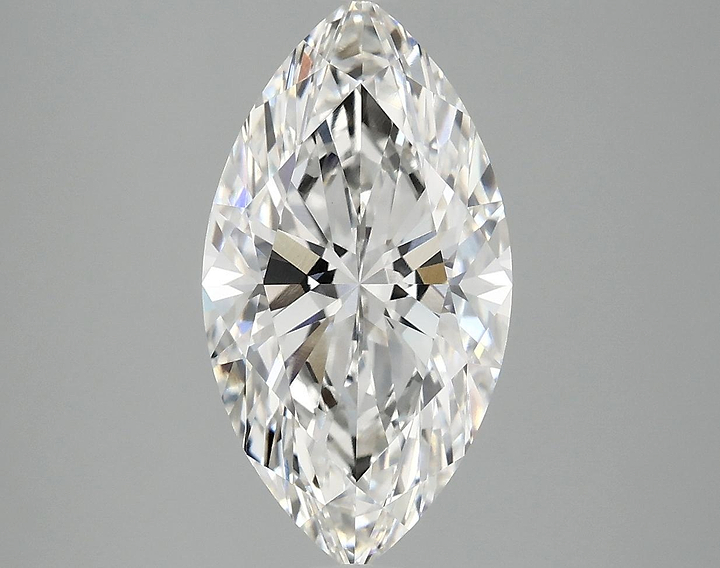 3.09 Carat Marquise Shaped Excellent Cut VVS2 IGI Certified Lab Grown Diamond