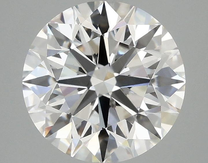 3.08 Carat Round Shaped Excellent Cut VVS2 IGI Certified Lab Grown Diamond
