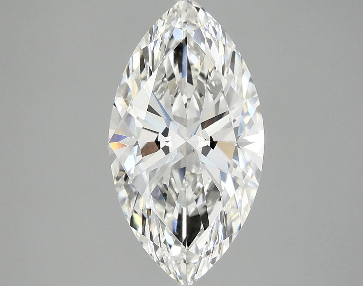 3.0 Carat Marquise Shaped Excellent Cut VVS2 IGI Certified Lab Grown Diamond