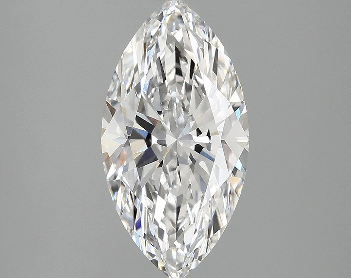 2.05 Carat Marquise Shaped Ideal Cut VVS2 IGI Certified Lab Grown Diamond