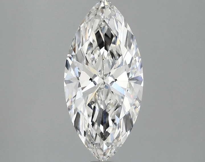 2.01 Carat Marquise Shaped Excellent Cut VVS2 IGI Certified Lab Grown Diamond