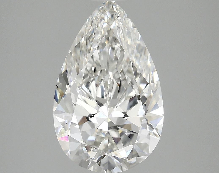 2.52 Carat Pear Shaped Ideal Cut VVS2 IGI Certified Lab Grown Diamond