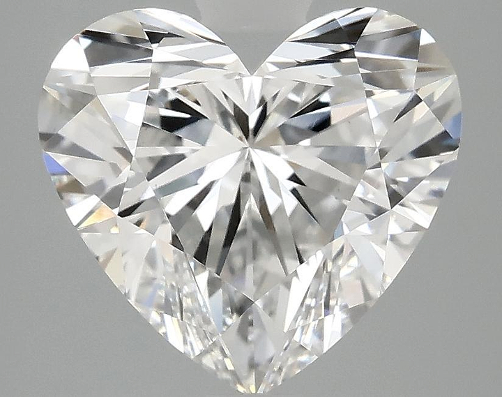 3.04 Carat Heart Shaped Ideal Cut VS1 IGI Certified Lab Grown Diamond
