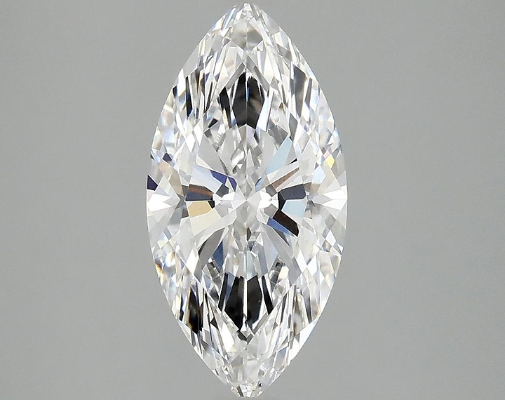 1.95 Carat Marquise Shaped Ideal Cut VVS2 IGI Certified Lab Grown Diamond