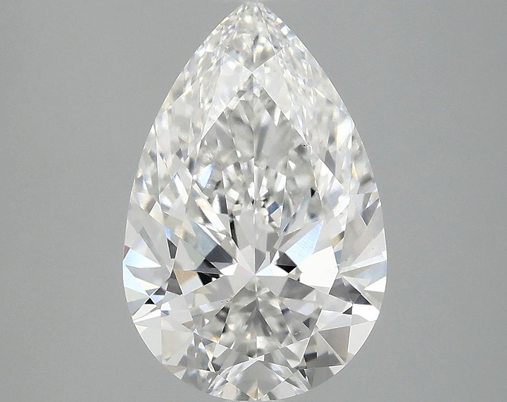 3.08 Carat Pear Shaped Excellent Cut VS1 IGI Certified Lab Grown Diamond
