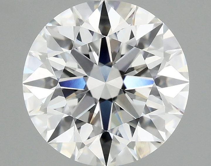 3.08 Carat Round Shaped Excellent Cut VVS2 IGI Certified Lab Grown Diamond