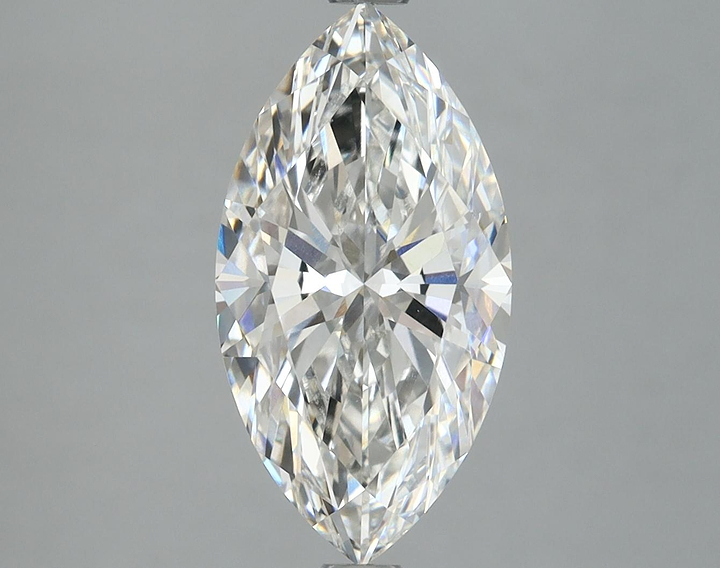 2.97 Carat Marquise Shaped Ideal Cut VVS2 IGI Certified Lab Grown Diamond