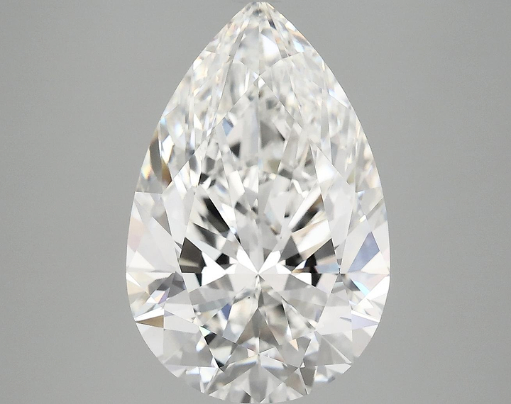 6.02 Carat Pear Shaped Ideal Cut VS1 IGI Certified Lab Grown Diamond