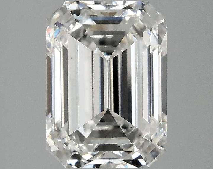 3.07 Carat Emerald Shaped Excellent Cut VS2 IGI Certified Lab Grown Diamond
