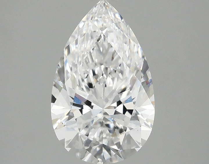 2.1 Carat Pear Shaped Ideal Cut VS1 IGI Certified Lab Grown Diamond