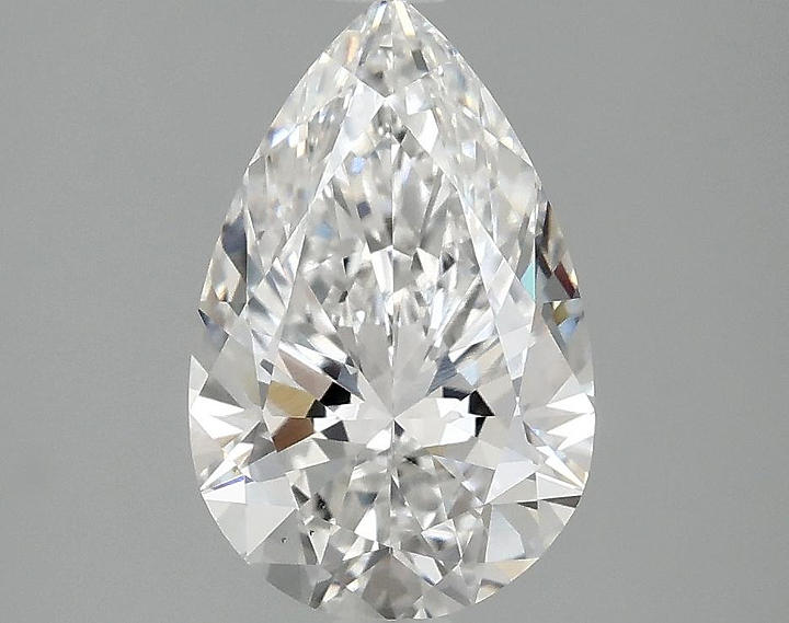 2.03 Carat Pear Shaped Ideal Cut VS1 IGI Certified Lab Grown Diamond