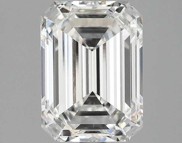 2.84 Carat Emerald Shaped Excellent Cut VVS2 IGI Certified Lab Grown Diamond