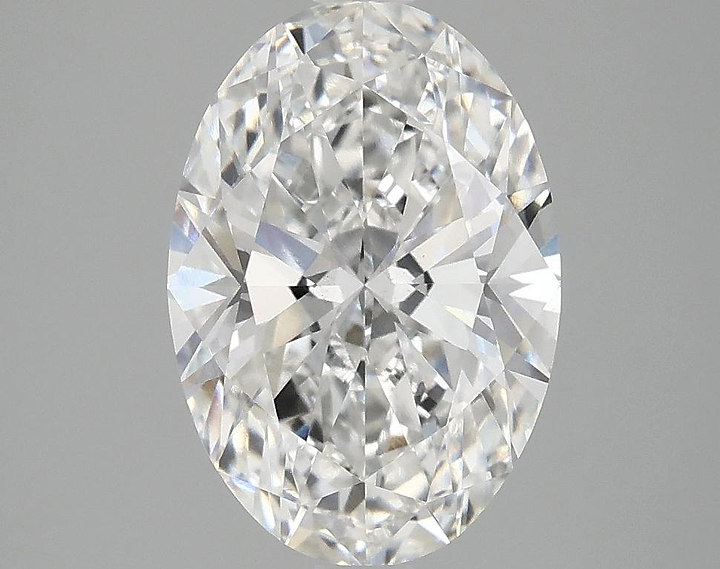 2.52 Carat Oval Shaped Ideal Cut VVS2 IGI Certified Lab Grown Diamond