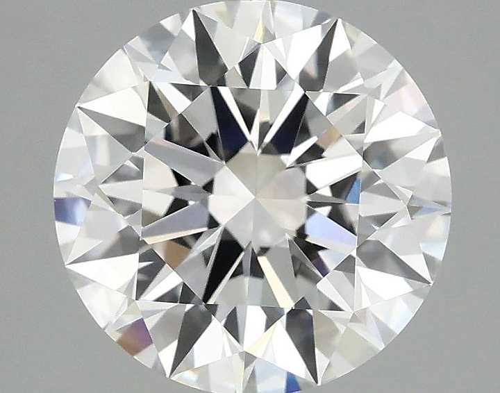 3.09 Carat Round Shaped Ideal Cut VVS2 IGI Certified Lab Grown Diamond