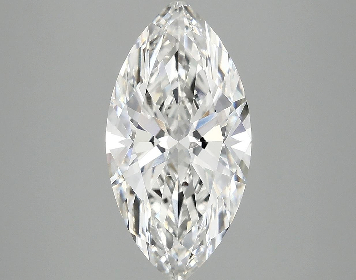 2.93 Carat Marquise Shaped Ideal Cut VVS2 IGI Certified Lab Grown Diamond