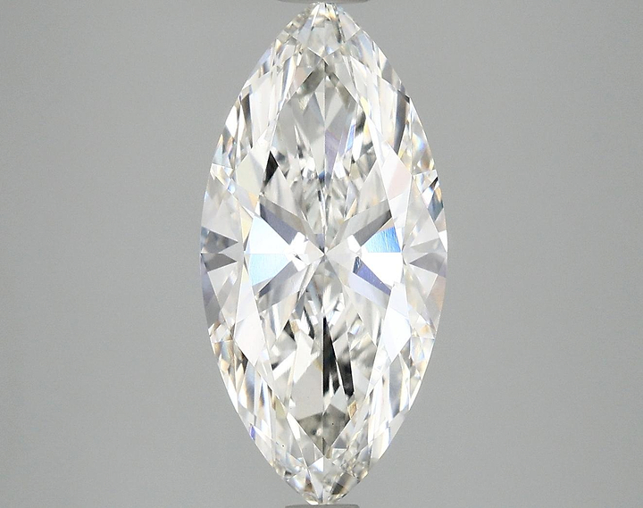 2.97 Carat Marquise Shaped Excellent Cut VVS2 IGI Certified Lab Grown Diamond