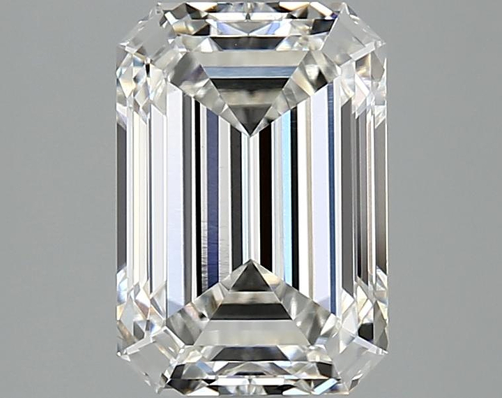 2.92 Carat Emerald Shaped Ideal Cut VS1 IGI Certified Lab Grown Diamond