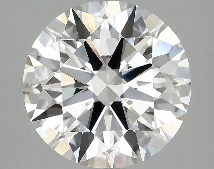 3.07 Carat Round Shaped Ideal Cut VVS2 IGI Certified Lab Grown Diamond