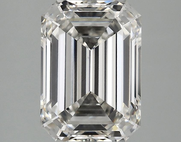 3.09 Carat Emerald Shaped Ideal Cut VS2 IGI Certified Lab Grown Diamond