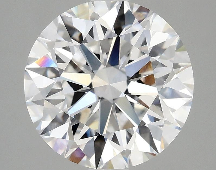 3.05 Carat Round Shaped Excellent Cut VVS2 IGI Certified Lab Grown Diamond