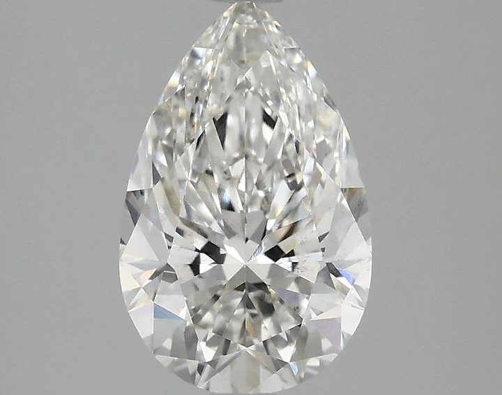 2.08 Carat Pear Shaped Ideal Cut SI1 IGI Certified Lab Grown Diamond