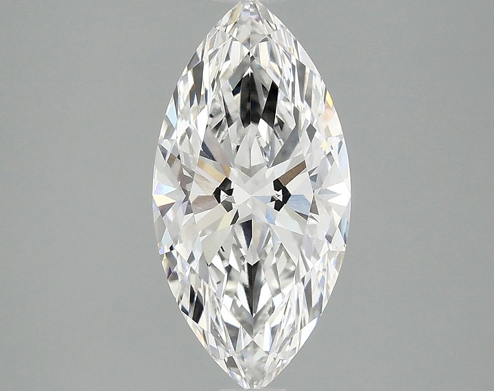 2.08 Carat Marquise Shaped Ideal Cut VVS2 IGI Certified Lab Grown Diamond