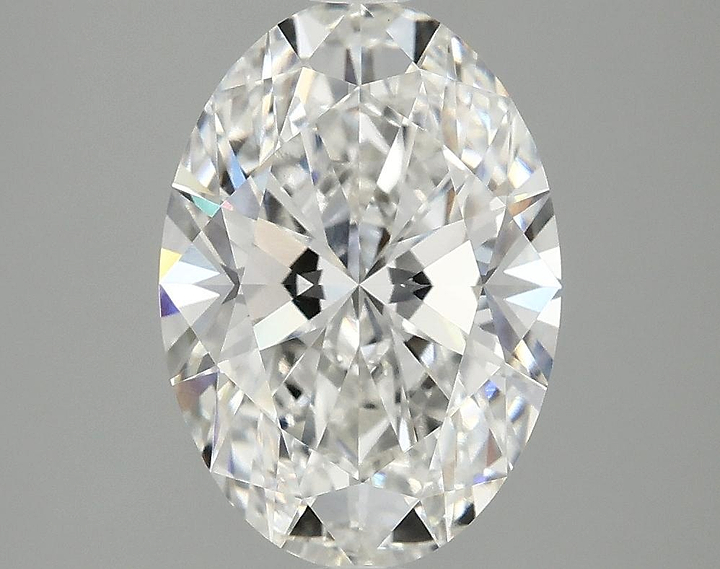 3.08 Carat Oval Shaped Ideal Cut VVS2 IGI Certified Lab Grown Diamond