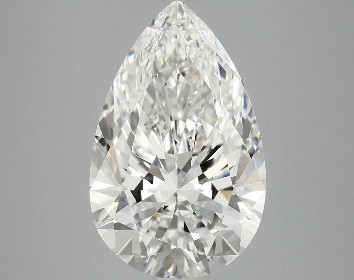 3.98 Carat Pear Shaped Ideal Cut VS2 IGI Certified Lab Grown Diamond