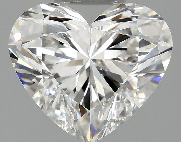 1.52 Carat Heart Shaped Ideal Cut VVS1 IGI Certified Lab Grown Diamond