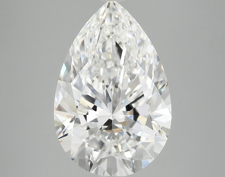 5.02 Carat Pear Shaped Excellent Cut VVS2 IGI Certified Lab Grown Diamond