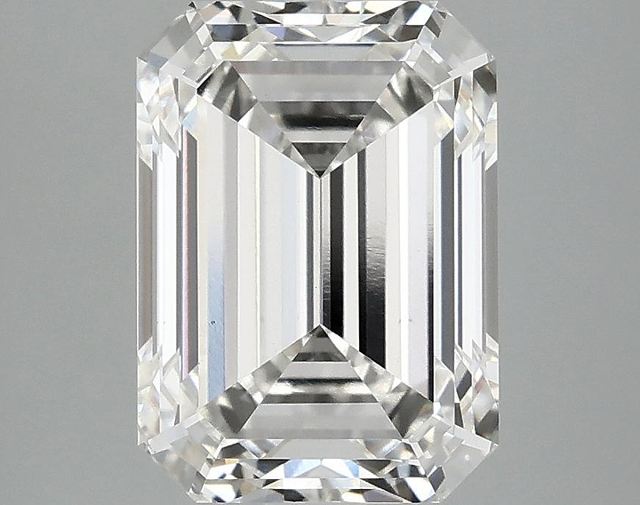 3.52 Carat Emerald Shaped Excellent Cut VS1 IGI Certified Lab Grown Diamond