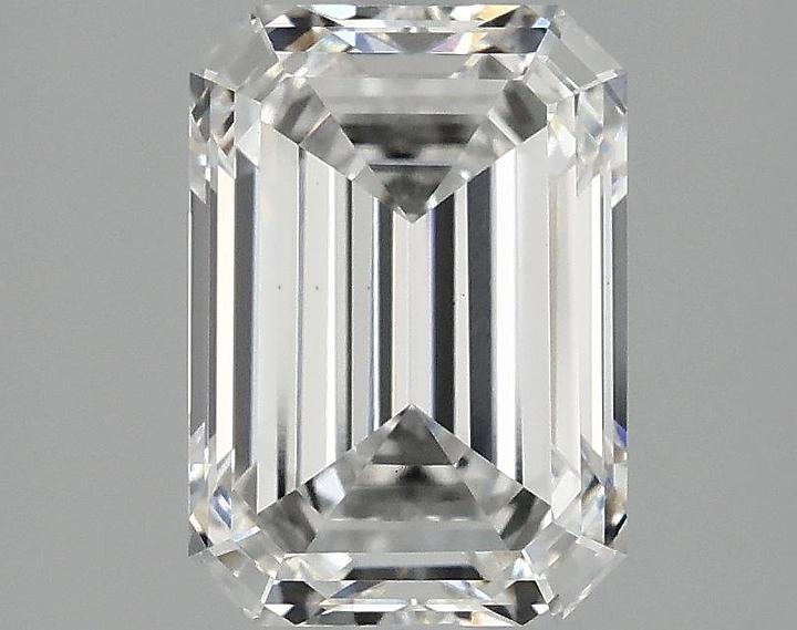 2.56 Carat Emerald Shaped Ideal Cut VS1 IGI Certified Lab Grown Diamond