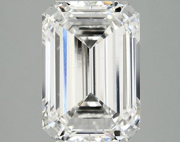 3.46 Carat Emerald Shaped Ideal Cut VS2 IGI Certified Lab Grown Diamond