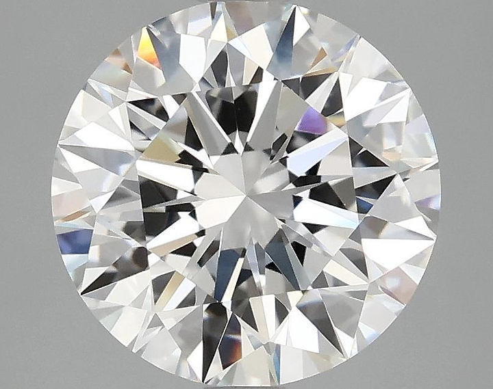 3.08 Carat Round Shaped Ideal Cut VVS2 IGI Certified Lab Grown Diamond
