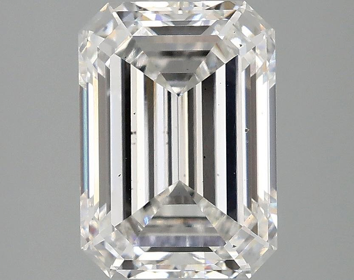 3.01 Carat Emerald Shaped Ideal Cut SI1 IGI Certified Lab Grown Diamond