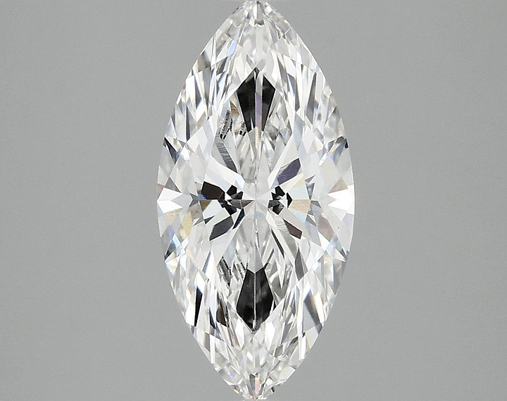 1.88 Carat Marquise Shaped Excellent Cut VVS2 IGI Certified Lab Grown Diamond