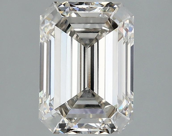 2.06 Carat Emerald Shaped Ideal Cut VVS2 IGI Certified Lab Grown Diamond