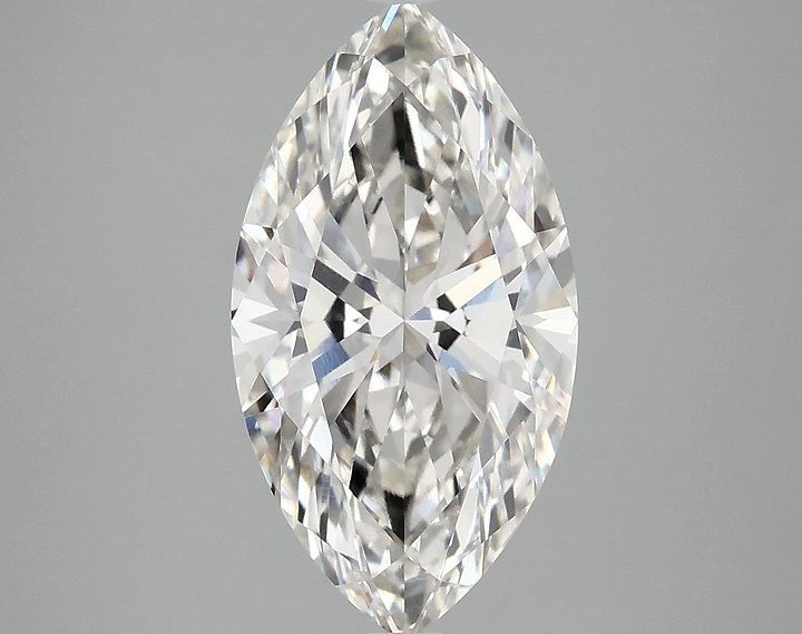 3.09 Carat Marquise Shaped Excellent Cut VVS2 IGI Certified Lab Grown Diamond