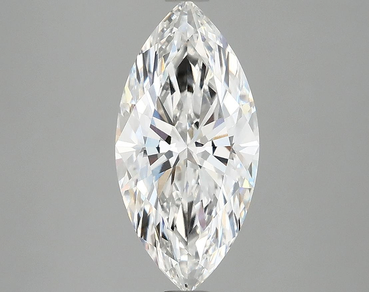 2.06 Carat Marquise Shaped Excellent Cut VVS2 IGI Certified Lab Grown Diamond