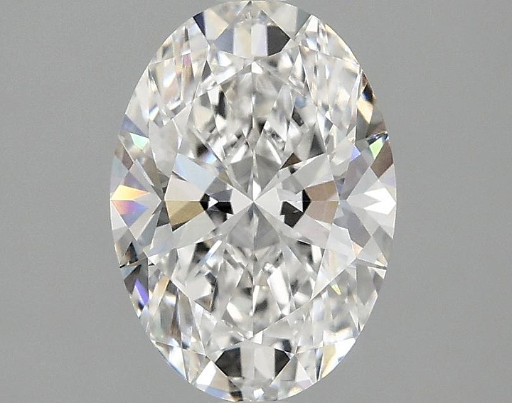 1.58 Carat Oval Shaped Ideal Cut VVS2 IGI Certified Lab Grown Diamond