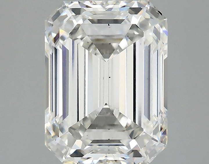 3.01 Carat Emerald Shaped Excellent Cut SI1 IGI Certified Lab Grown Diamond