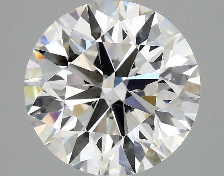 3.09 Carat Round Shaped Excellent Cut VVS2 IGI Certified Lab Grown Diamond