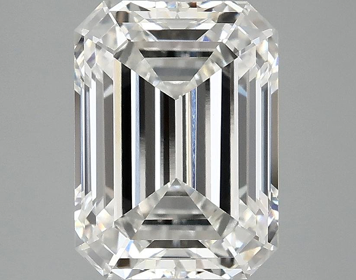 3.08 Carat Emerald Shaped Excellent Cut VVS2 IGI Certified Lab Grown Diamond
