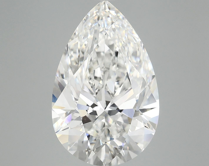 7.12 Carat Pear Shaped Ideal Cut VVS2 IGI Certified Lab Grown Diamond