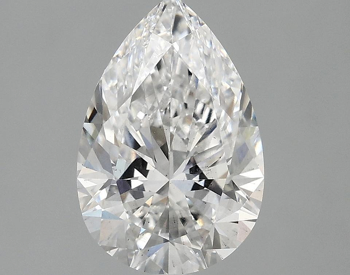 2.02 Carat Pear Shaped Excellent Cut SI1 IGI Certified Lab Grown Diamond